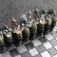 Illustration for article titled This Alien versus Predator chessboard was built for chessboxing